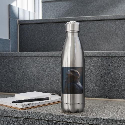 Majestic Eagle Cinematic Portrait Design - 17 oz Insulated Stainless Steel Water Bottle