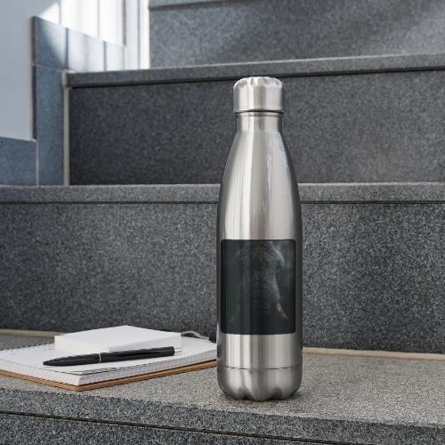 Shadow Elephant Intense Eyes Design - 17 oz Insulated Stainless Steel Water Bottle