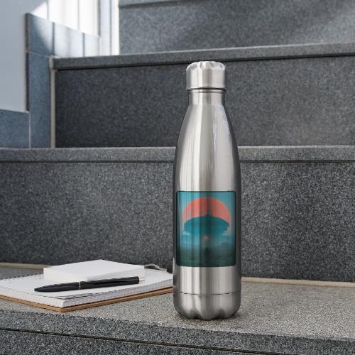 Astronaut Alien Outpost Design - 17 oz Insulated Stainless Steel Water Bottle