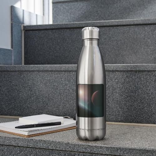 Deep Space Planet Horizon Art - 17 oz Insulated Stainless Steel Water Bottle