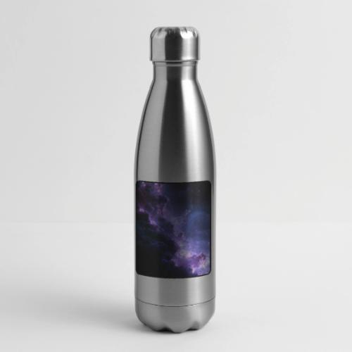 Purple Nebula Space Design - 17 oz Insulated Stainless Steel Water Bottle