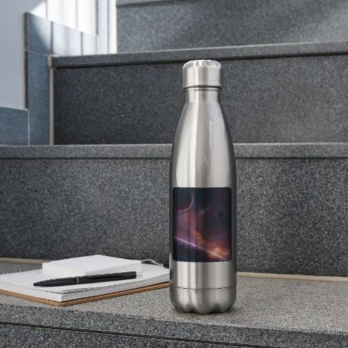 Cosmic Sunset Nebula Space Art - 17 oz Insulated Stainless Steel Water Bottle