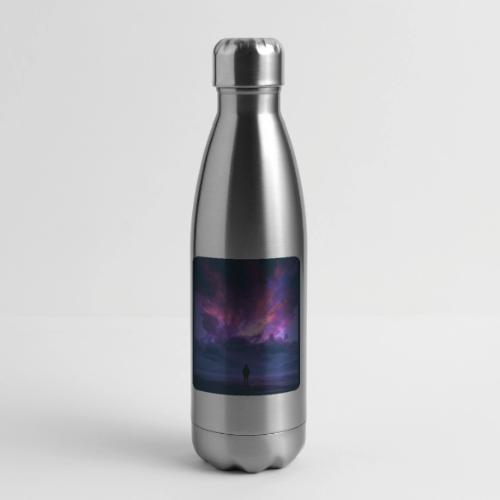 Cosmic Supernova Night Design - 17 oz Insulated Stainless Steel Water Bottle