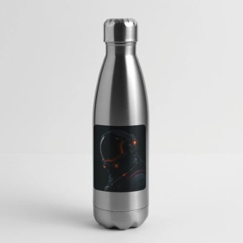 Futuristic Astronaut Helmet - 17 oz Insulated Stainless Steel Water Bottle