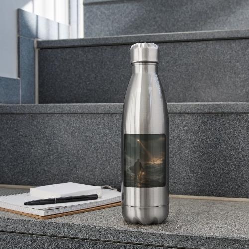 The Lone Lightkeeper's Beacon - 17 oz Insulated Stainless Steel Water Bottle