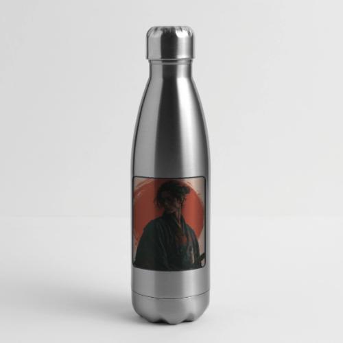 Samurai Beneath the Red Sun - 17 oz Insulated Stainless Steel Water Bottle