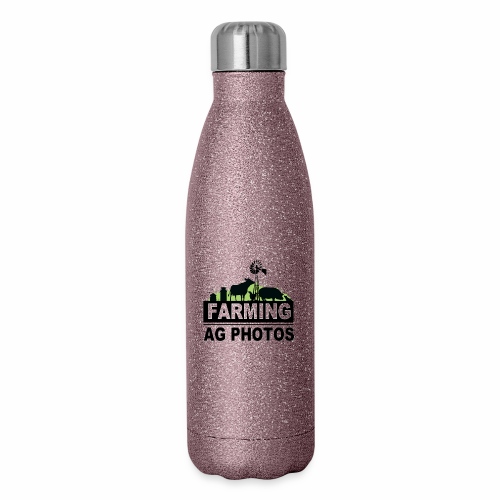 Farming Ag Photos - 17 oz Insulated Stainless Steel Water Bottle
