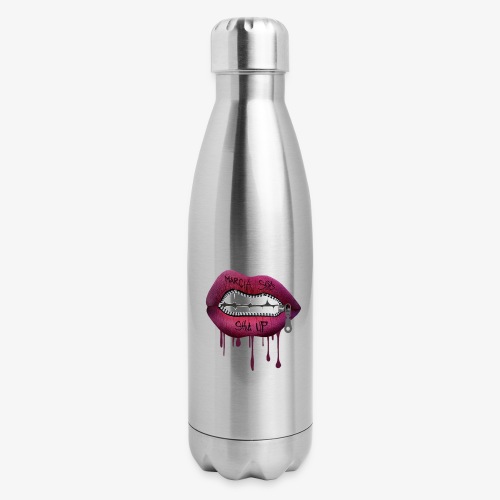 women mouth - Insulated Stainless Steel Water Bottle