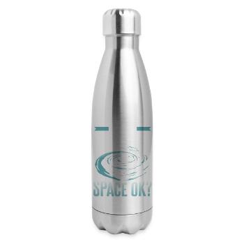 I Just Really Like Space Ok? Telescope Universe - 17 oz Insulated Stainless Steel Water Bottle - silver - Right
