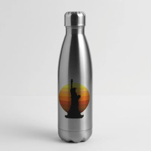 USA: Golden Horizon Liberty - 17 oz Insulated Stainless Steel Water Bottle
