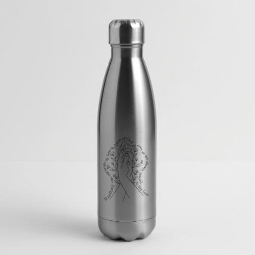 Joined to God's Love - 17 oz Insulated Stainless Steel Water Bottle