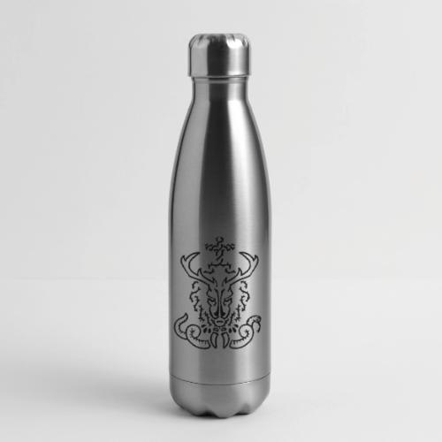 CHRISTmas Stag - 17 oz Insulated Stainless Steel Water Bottle