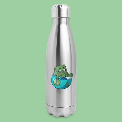 Cartoon Zombie - Insulated Stainless Steel Water Bottle
