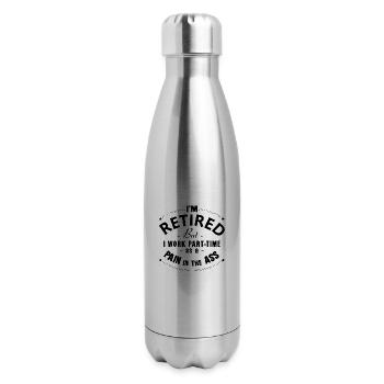 Retired... - 17 oz Insulated Stainless Steel Water Bottle - silver - Right