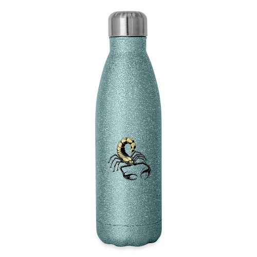 scorpion - gold - yellow - Insulated Stainless Steel Water Bottle
