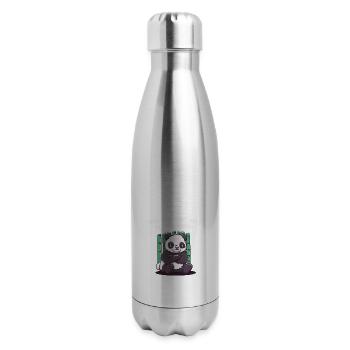 Does This Shirt Make Me Look Retired Funny Retirem - 17 oz Insulated Stainless Steel Water Bottle - silver - Right