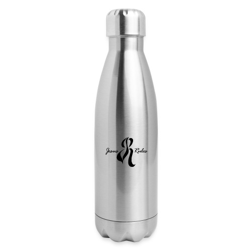 Jesus Rules - 17 oz Insulated Stainless Steel Water Bottle