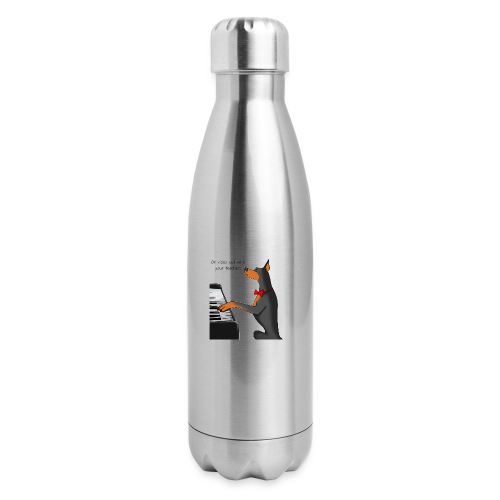 On video call with your teacher - Insulated Stainless Steel Water Bottle
