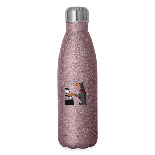 On video call with your teacher - Insulated Stainless Steel Water Bottle