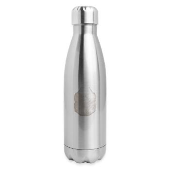Skunk Hairy Belly chest hair Picture Halloween Cos - 17 oz Insulated Stainless Steel Water Bottle - silver - Right