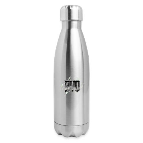 Ayo's Gray - 17 oz Insulated Stainless Steel Water Bottle