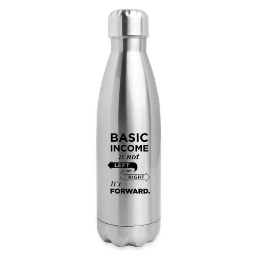 Basic Income Arrows V.2 - Insulated Stainless Steel Water Bottle