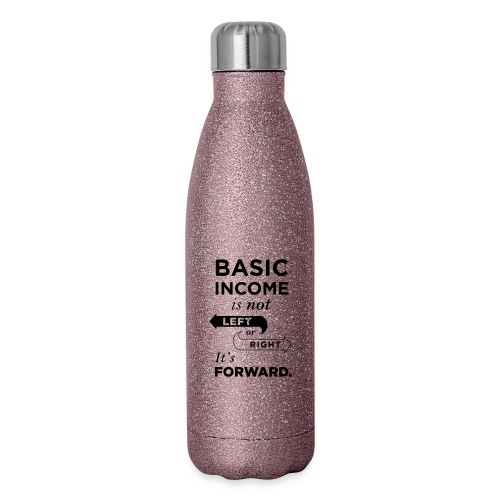 Basic Income Arrows V.2 - Insulated Stainless Steel Water Bottle