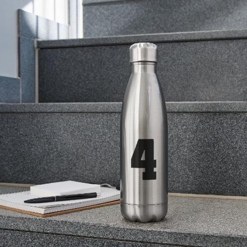 Varsity Number 4 College Style - 17 oz Insulated Stainless Steel Water Bottle
