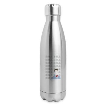 Bill Nye the Science Guy - 17 oz Insulated Stainless Steel Water Bottle - silver - Right