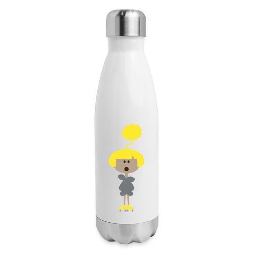 Pom Pom Girl Rollerskating - Insulated Stainless Steel Water Bottle