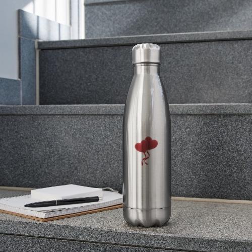 Two hearts together - 17 oz Insulated Stainless Steel Water Bottle