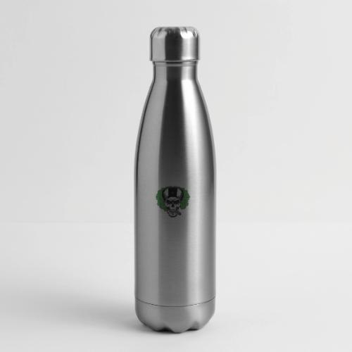 skull smoke cloud 2 - 17 oz Insulated Stainless Steel Water Bottle
