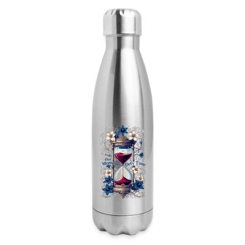 Our Moments Defy Time Hourglass Gifts T-Shirt - 17 oz Insulated Stainless Steel Water Bottle