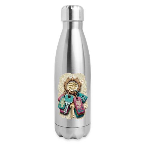 Minivan Commander T Shirt, Chauffeur of Chaos Mug - 17 oz Insulated Stainless Steel Water Bottle