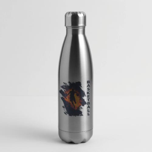 Basketball Focus - 17 oz Insulated Stainless Steel Water Bottle