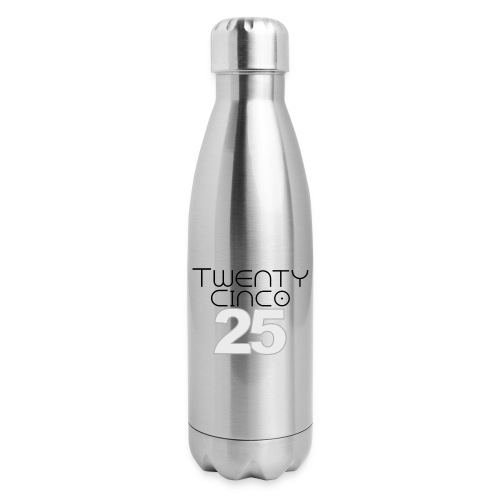 Twenty Cinco Black & Grey - Insulated Stainless Steel Water Bottle