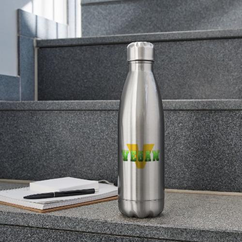 Vegan Energy V - 17 oz Insulated Stainless Steel Water Bottle