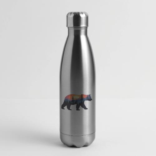 Mountain Spirit Bear - 17 oz Insulated Stainless Steel Water Bottle
