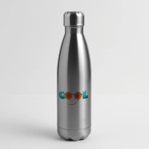 Stay Cool Chill Vibes Design - 17 oz Insulated Stainless Steel Water Bottle