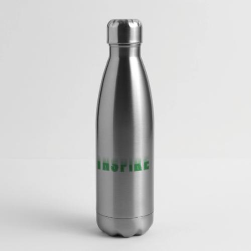 Inspire Word Art Design - 17 oz Insulated Stainless Steel Water Bottle