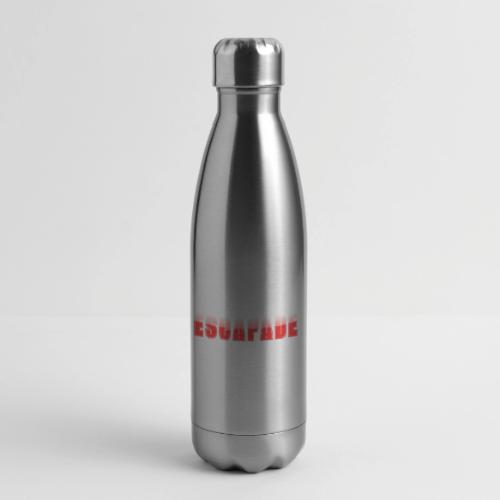 ESCAPADE Bold Typography Graphic Design - 17 oz Insulated Stainless Steel Water Bottle