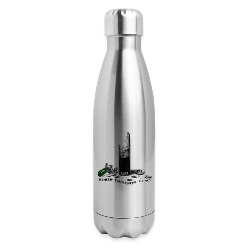 SOBER MERCH - 17 oz Insulated Stainless Steel Water Bottle