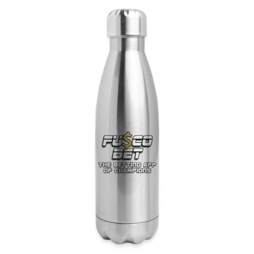 Official FuscoBet Logo - 17 oz Insulated Stainless Steel Water Bottle