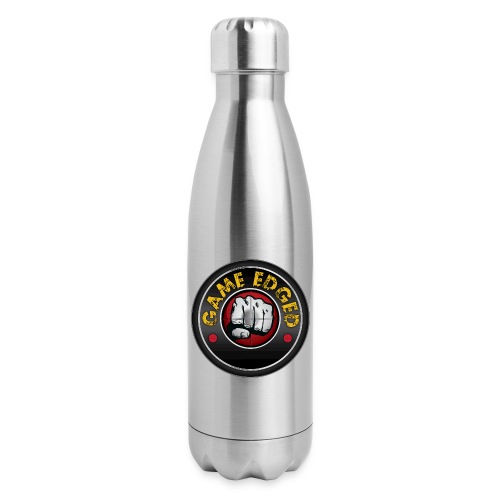 Men's Game Edged Logo Tshirt with So Be It On the - 17 oz Insulated Stainless Steel Water Bottle