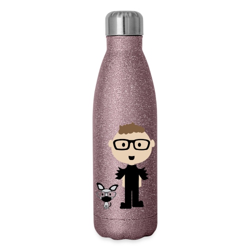 Troublemaking Best Friends - 17 oz Insulated Stainless Steel Water Bottle