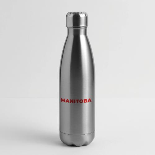 Manitoba Mark - 17 oz Insulated Stainless Steel Water Bottle