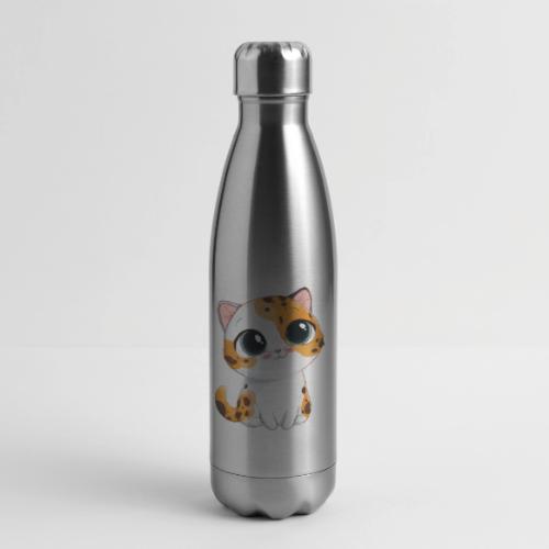 Kitten: Purrfectly Adorable - 17 oz Insulated Stainless Steel Water Bottle