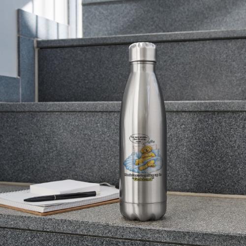 Funny Goldendoodle Sleeping design. - 17 oz Insulated Stainless Steel Water Bottle