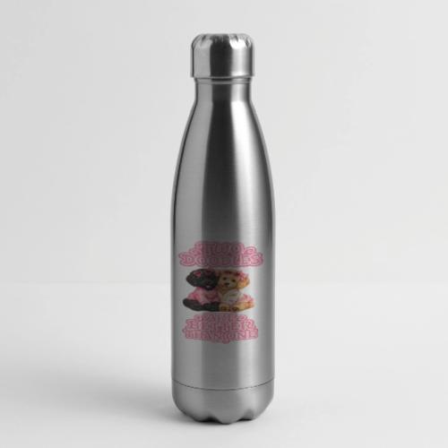 Two Doodles Are Better Than One - 17 oz Insulated Stainless Steel Water Bottle