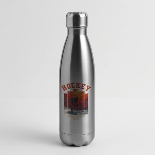 Hockey Dreams - 17 oz Insulated Stainless Steel Water Bottle